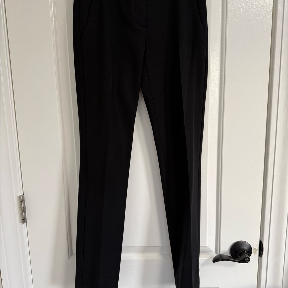 Theory Black Straight Leg Pants